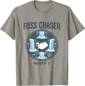 FOSS Chaser Route 1 Iceland Ring Road T-Shirt - T-Shirt | Sand