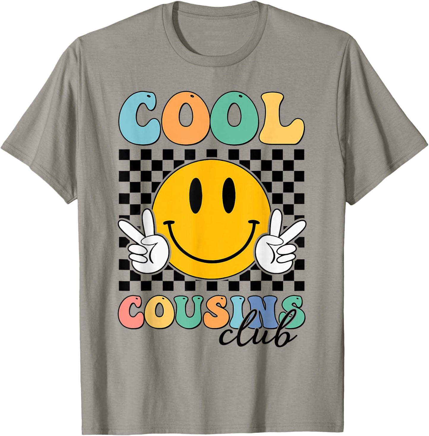 Cool Cousin Club Retro Cousin Matching Family Crew T-Shirt - T-Shirt | Sand