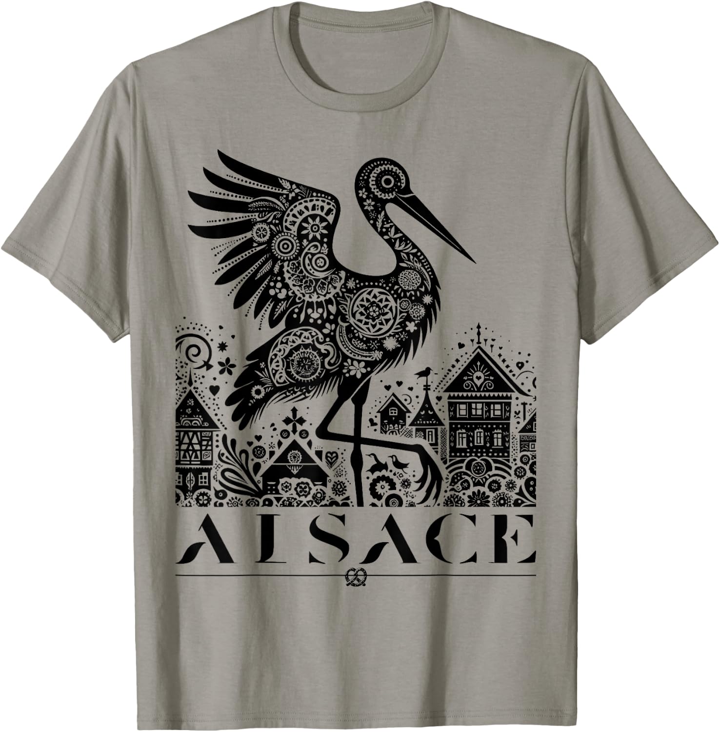 ALSACE , grey, S T-Shirt - T-Shirt | Sand