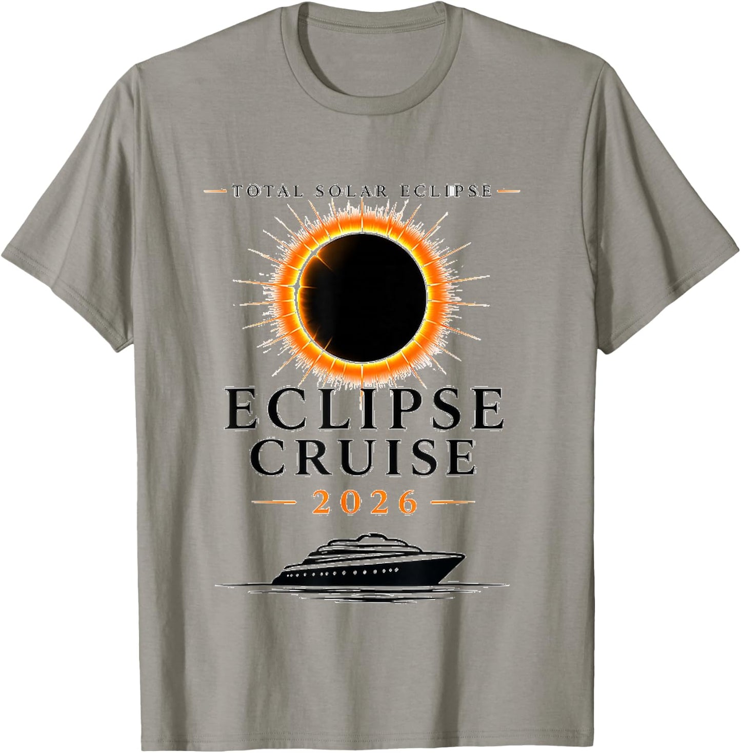 Total Solar Eclipse Cruise T-Shirt - T-Shirt | Sand