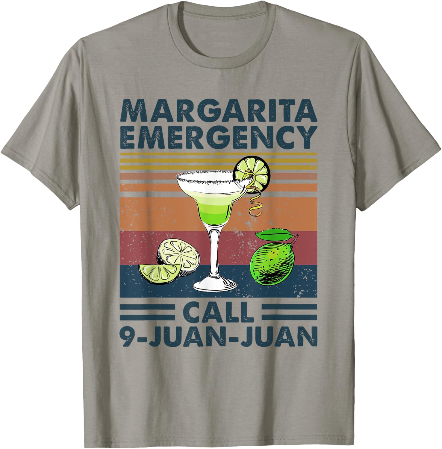 Margarita Emergency Calls 9 Juan Juan T-Shirt - T-Shirt | Sand