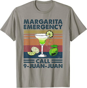 Margarita Emergency Calls 9 Juan Juan T-Shirt - T-Shirt | Sand