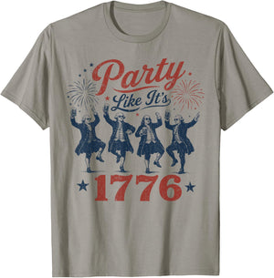 Founding Fathers Squad Party Like It is 1776 4th of July T-Shirt - T-Shirt | Sand