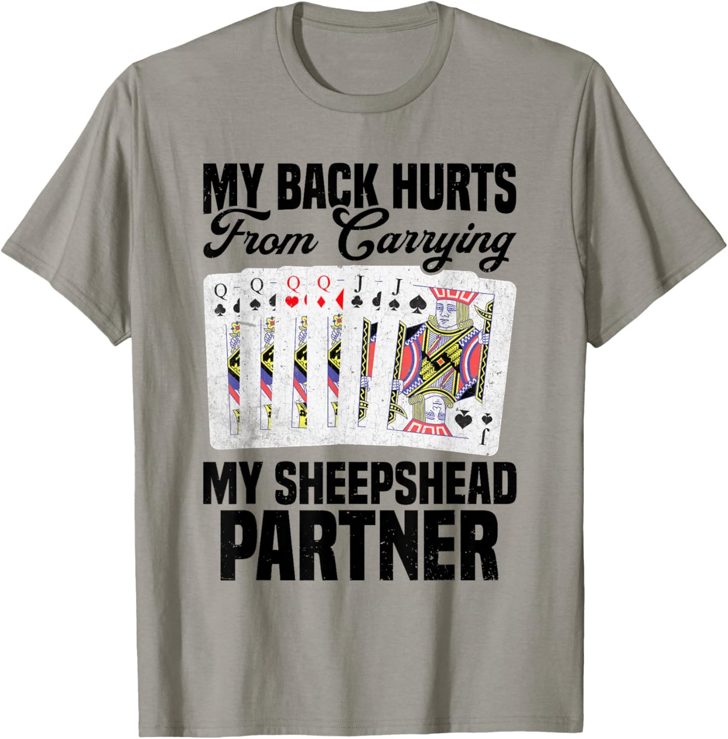 Sheepshead Game Sheepshead Lover Card Game Sheepshead T-Shirt - T-Shirt | Sand