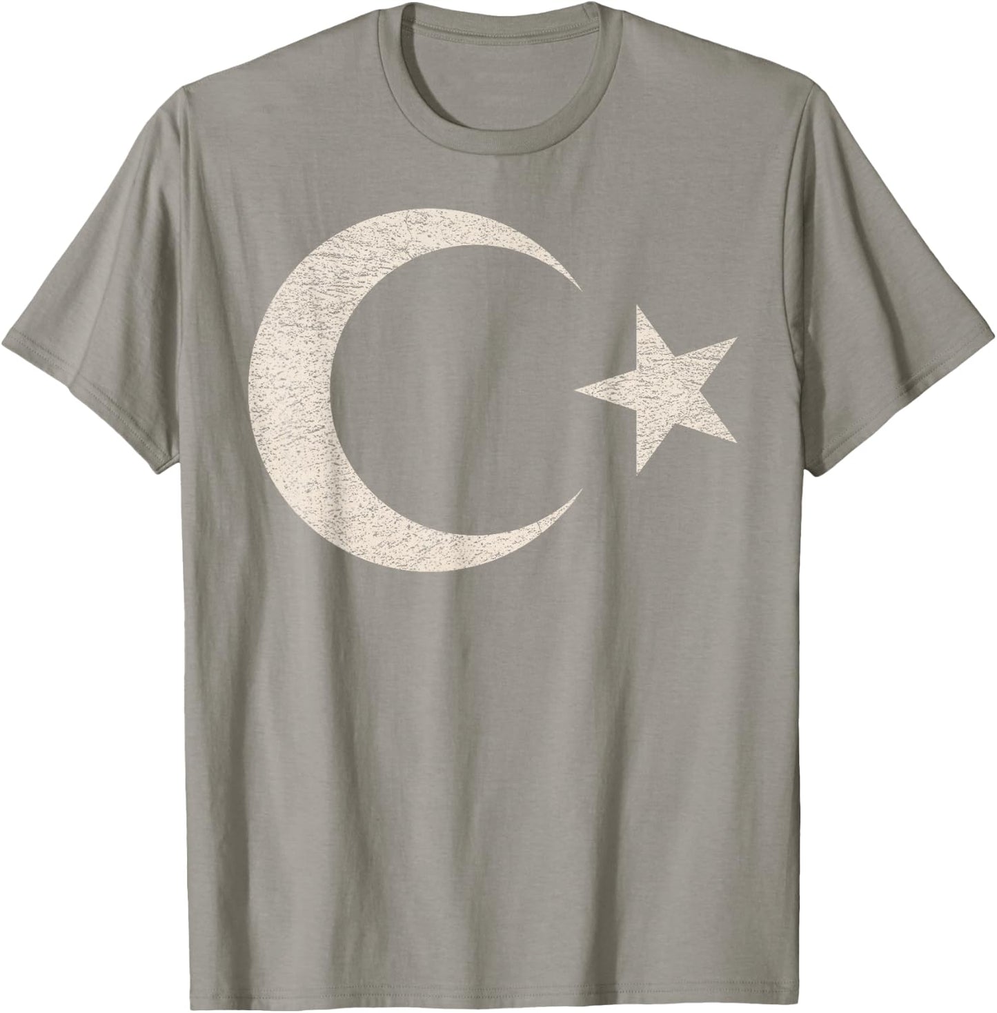 Vintage Turkish Flag Türkiye Türk Bayragi Turkey T-Shirt - T-Shirt | Sand