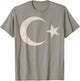 Vintage Turkish Flag Türkiye Türk Bayragi Turkey T-Shirt - T-Shirt | Sand