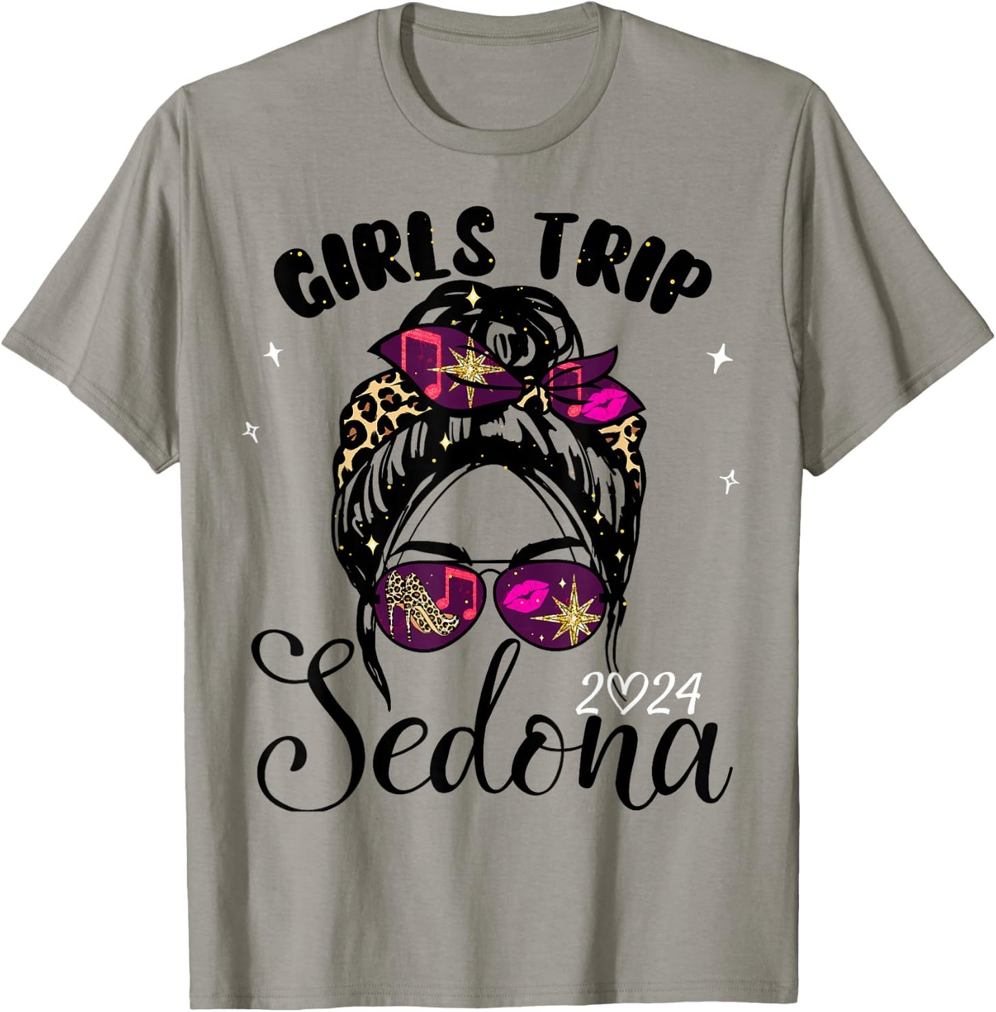 Girls Trip Sedona 2024 Shirts Weekend Birthday Squad T-Shirt - T-Shirt | Sand