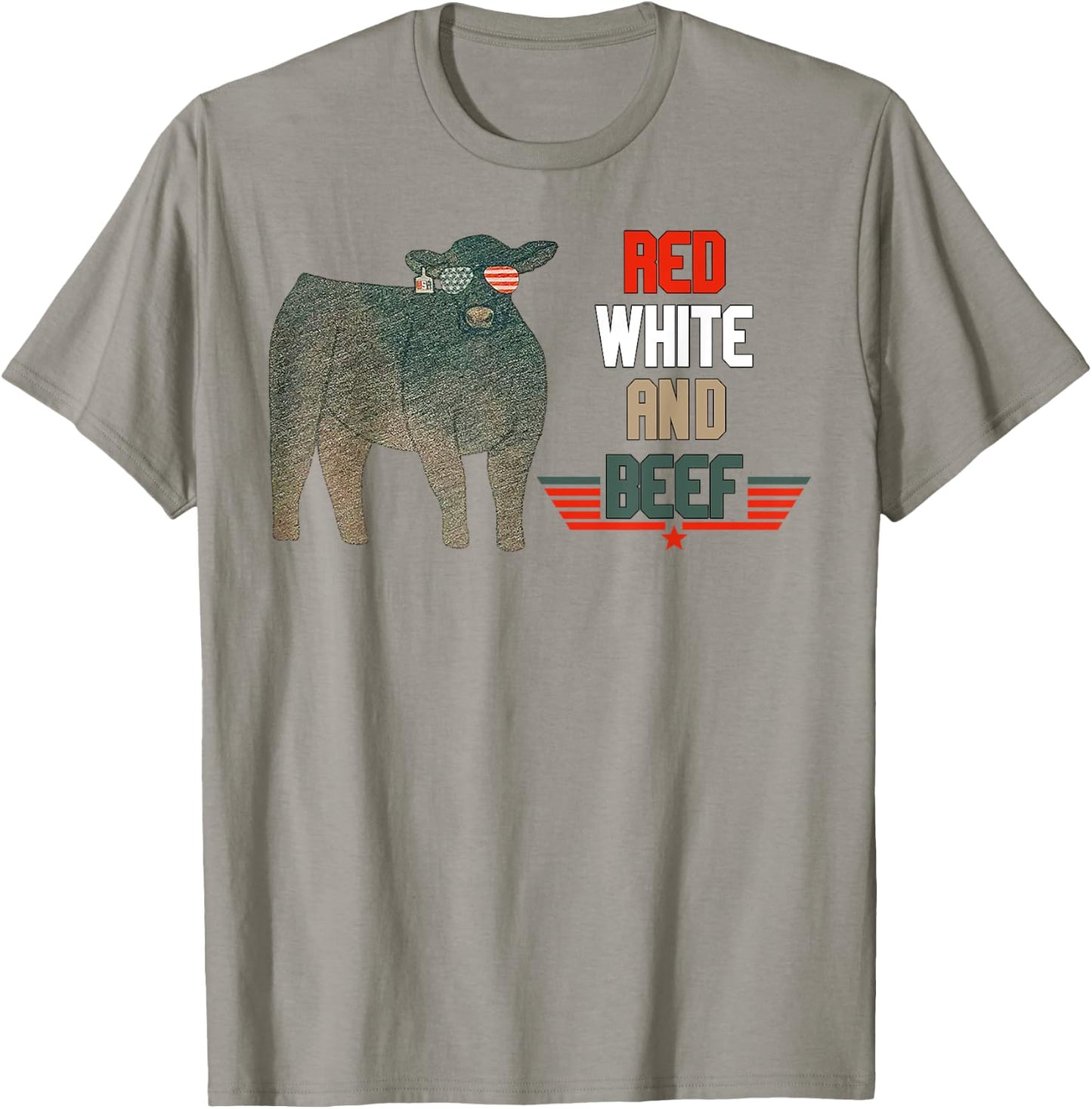 Red White And Beef T-Shirt - T-Shirt | Sand