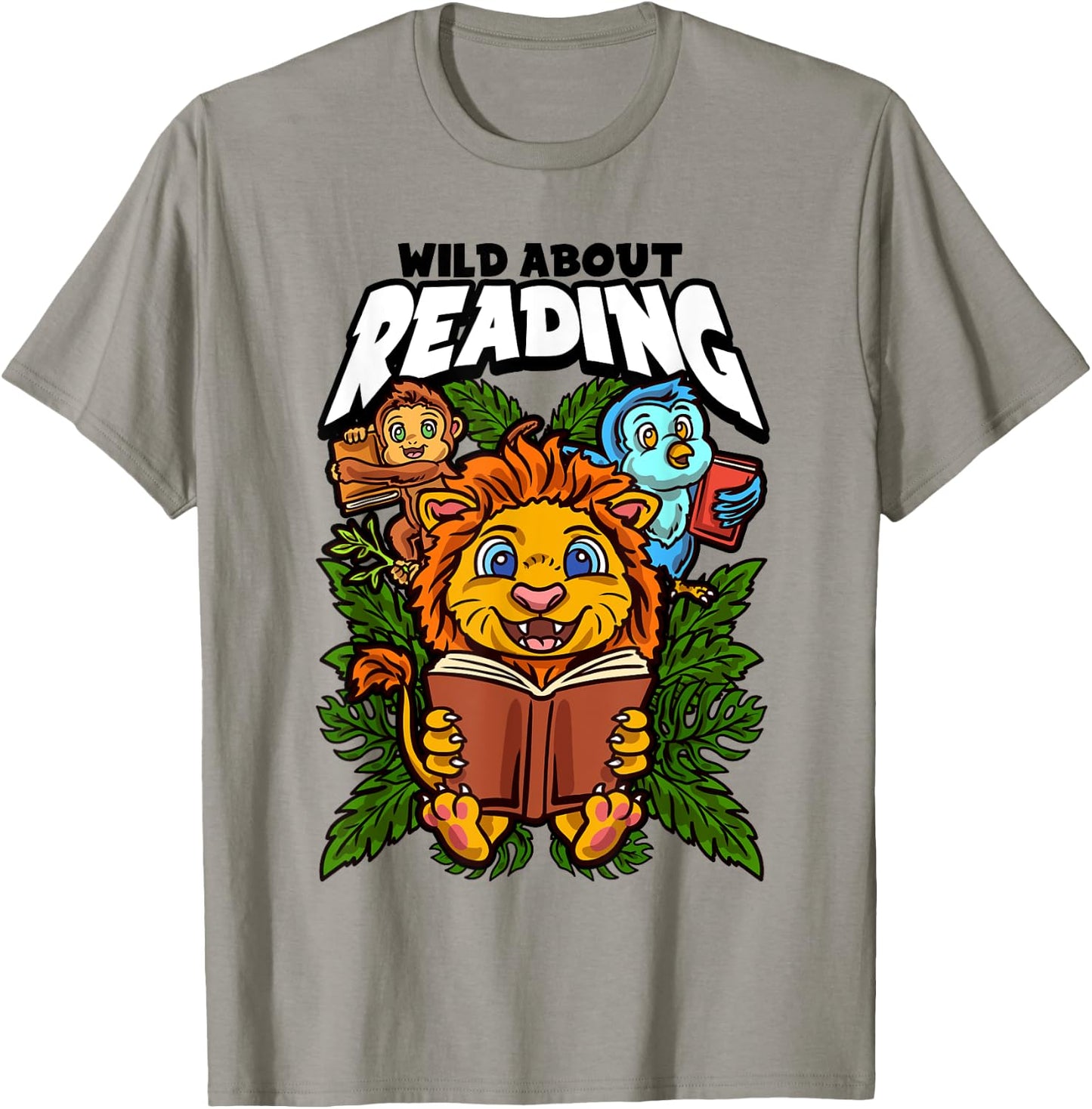 Wild about reading books, Reading is a ticket to adventure T-Shirt - T-Shirt | Sand