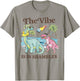 The Vibe is in Shambles Funny Dinosaur Beach Meteor T-Shirt - T-Shirt | Sand
