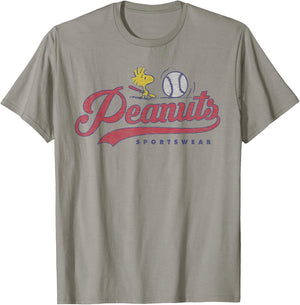 Peanuts Sportswear: Woodstock #50 T-Shirt - T-Shirt | Sand