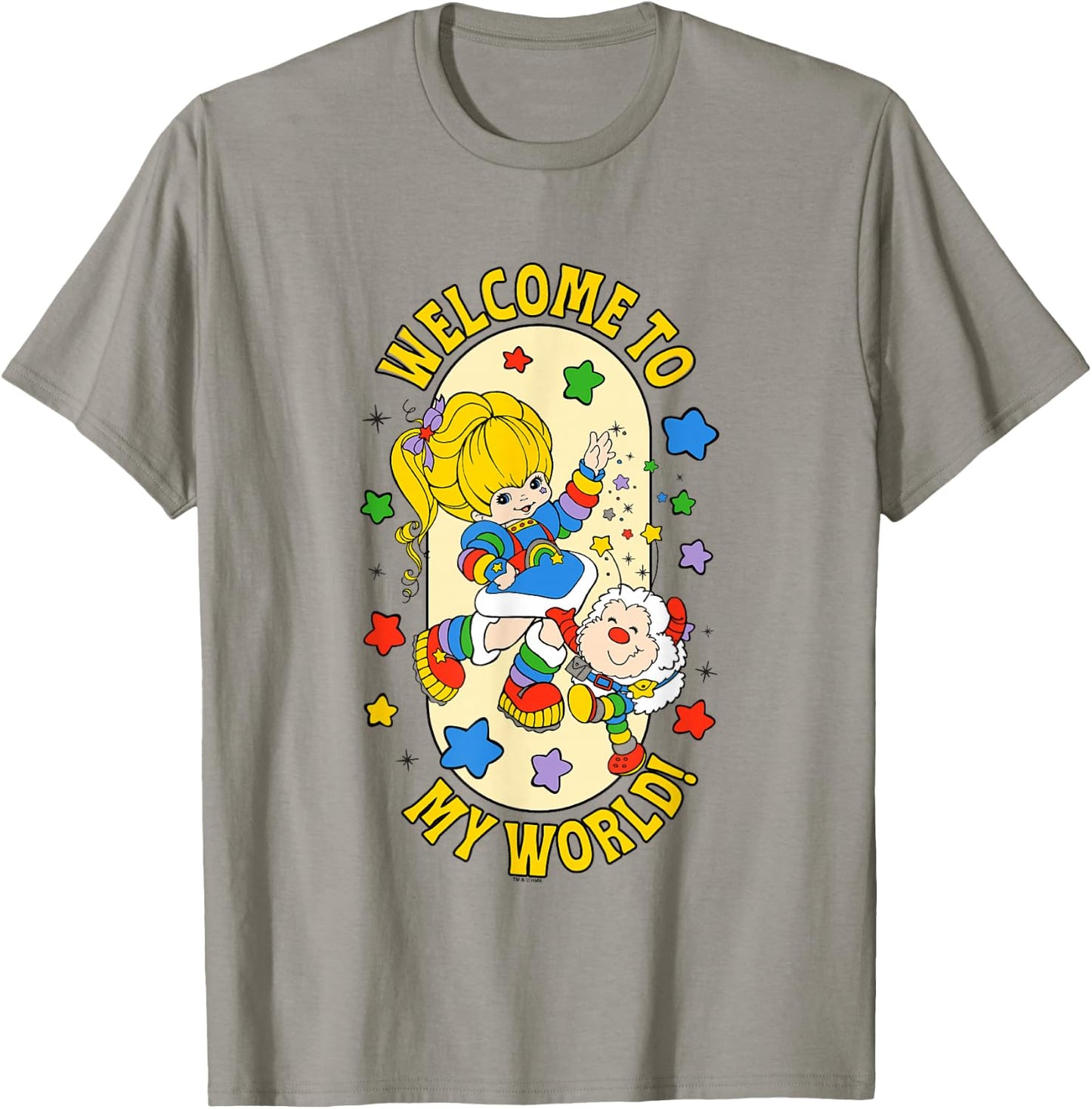 Rainbow Brite Welcome to My World Vintage Sprite T-Shirt - T-Shirt | Sand