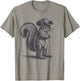 Vintage Squirrel Cowboy Cowgirl Squirrel Country Western T-Shirt - T-Shirt | Sand