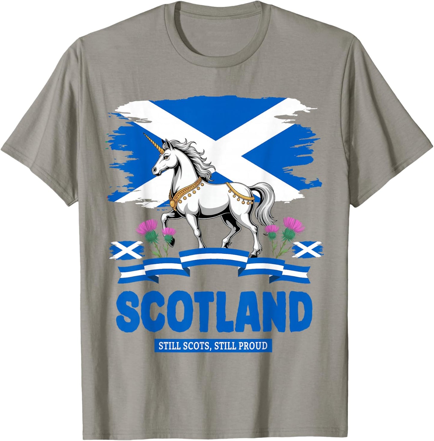 Scottish Unicorn Outfit Idea For Toddlers & Kids Scotland T-Shirt - T-Shirt | Sand