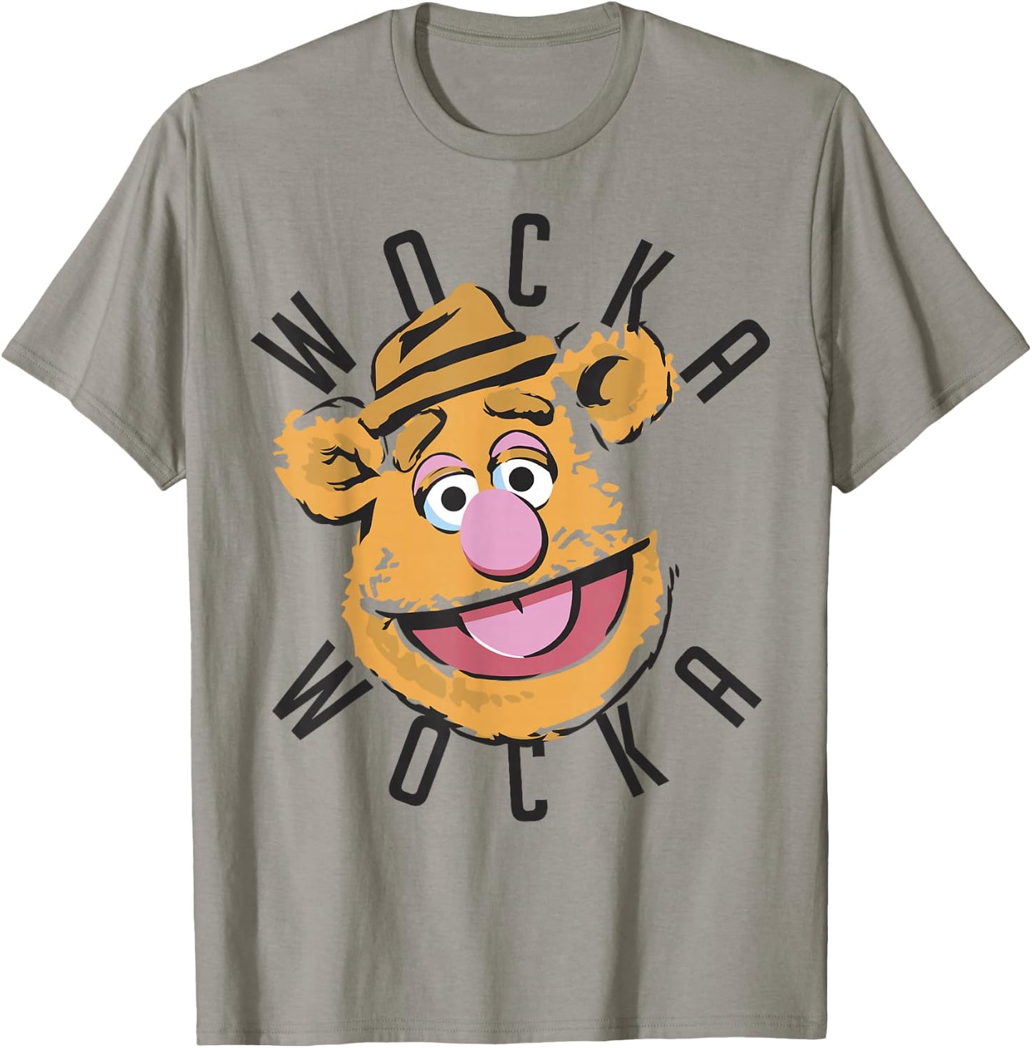 Disney The Muppets Fozzie Bear Wocka Wocka Big Face T-Shirt - T-Shirt | Sand