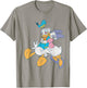 Donald Duck Daisy Kiss , White T-Shirt - T-Shirt | Sand