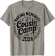 Funny Cousin Camp 2026 Bestie Best Friend Matching BFF T-Shirt - T-Shirt | Sand
