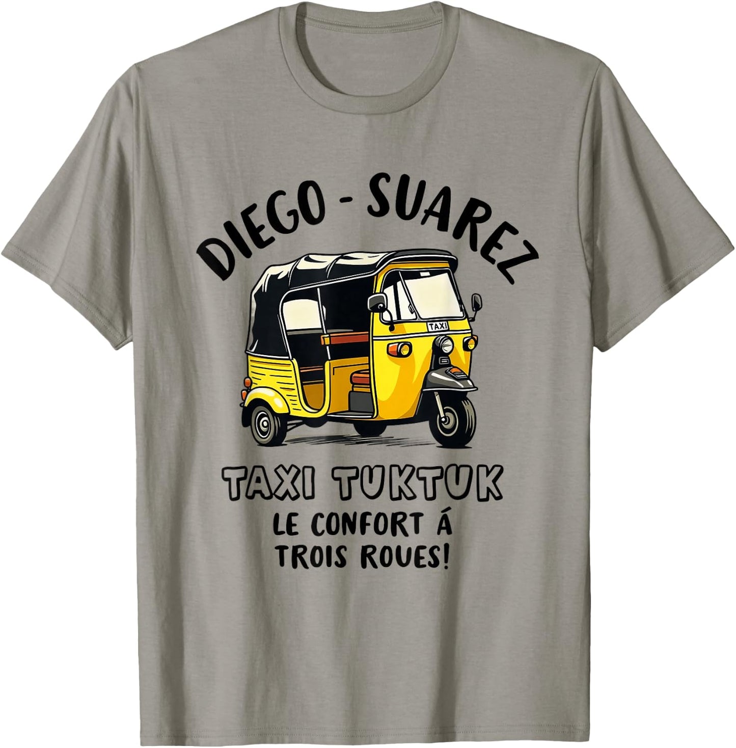 Taxi Driver TukTuk Travel Travellers Humor Fun , white, S T-Shirt - T-Shirt | Sand
