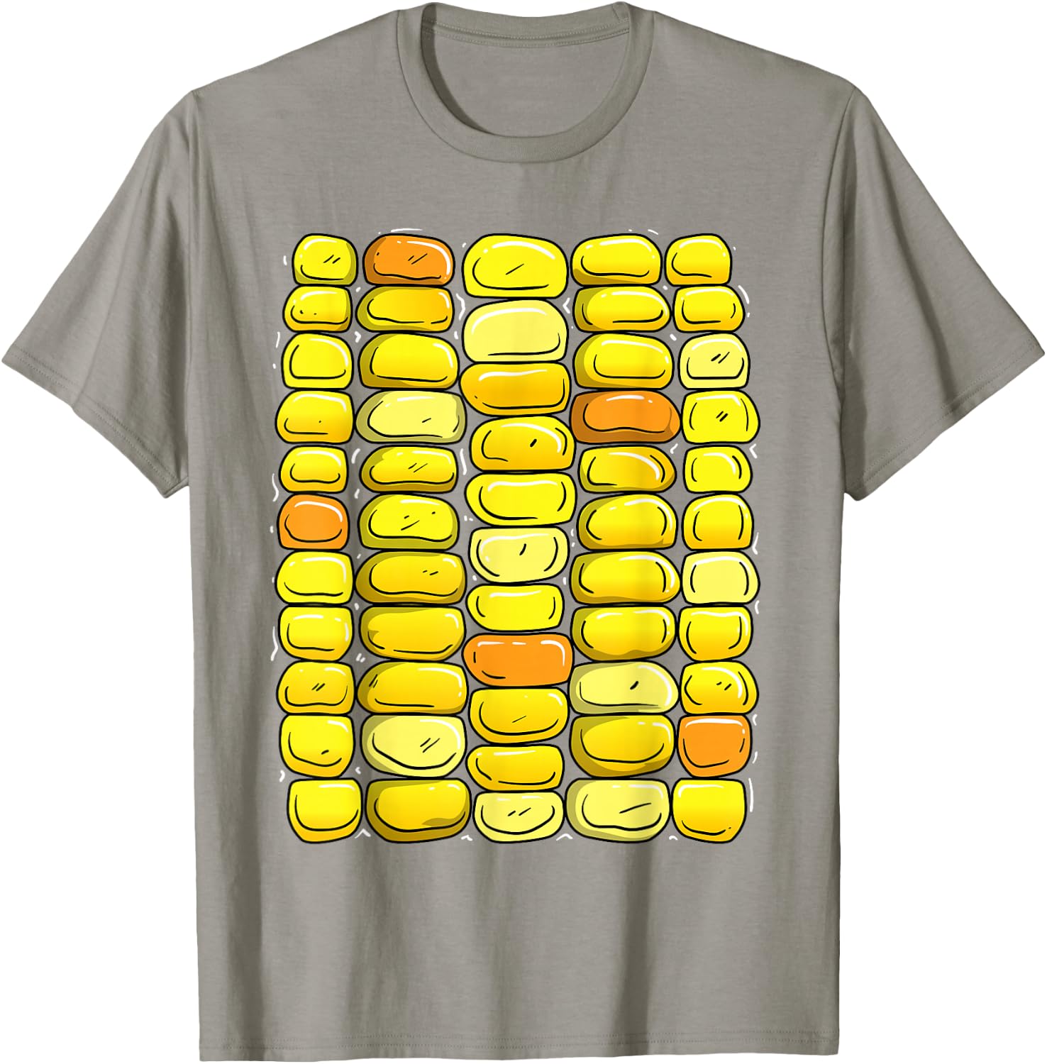 Corn Halloween Costume Funny Corn On The Cob T-Shirt - T-Shirt | Sand