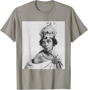 Nzinga-Descendant of Queens T-Shirt - T-Shirt | Sand