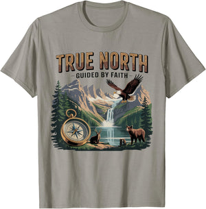 True-North VBS Guided by Faith Adventure Design T-Shirt - T-Shirt | Sand