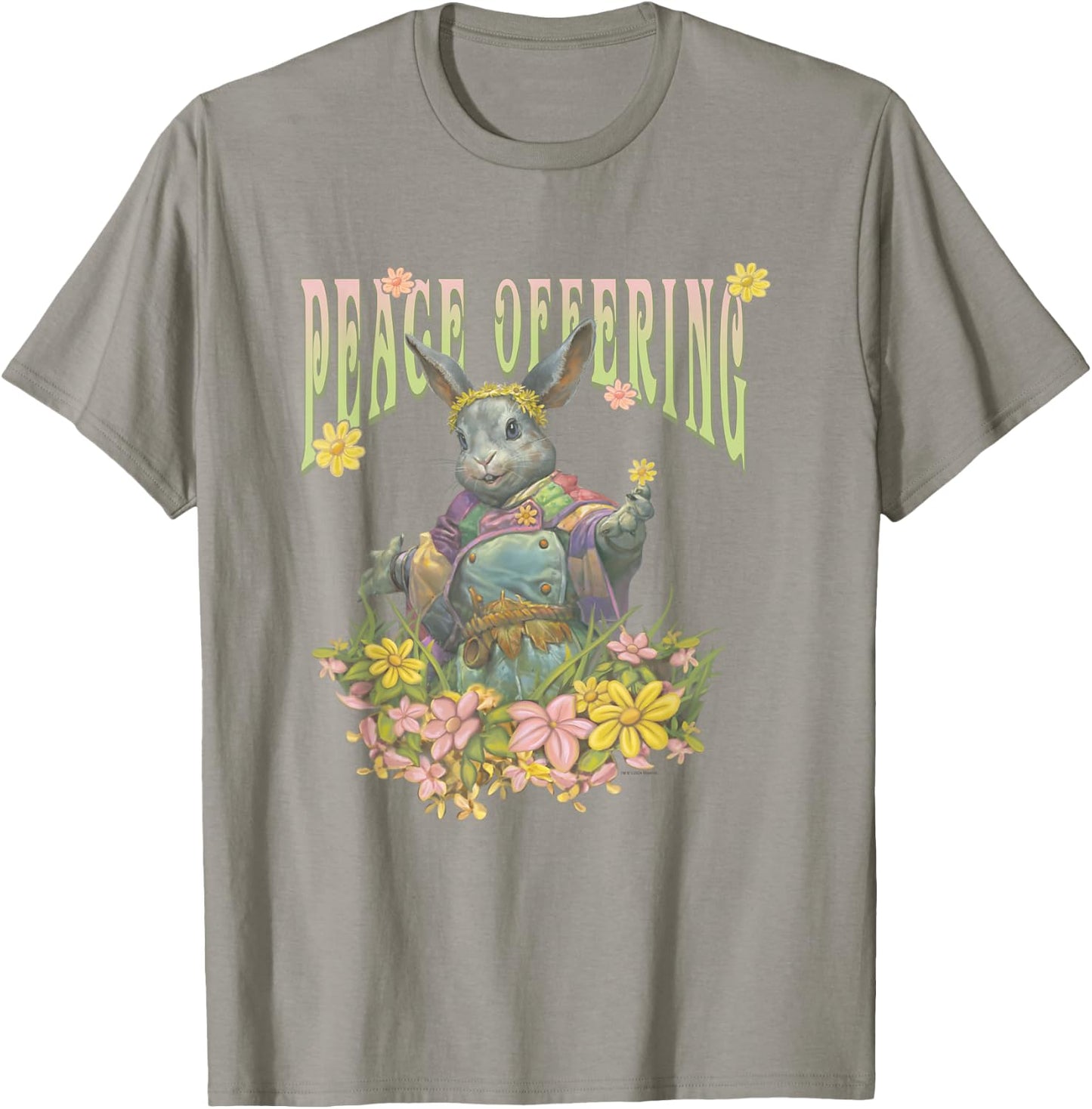 Magic: The Gathering Peace Offering Ms. Bumbleflower , white, S T-Shirt - T-Shirt | Sand