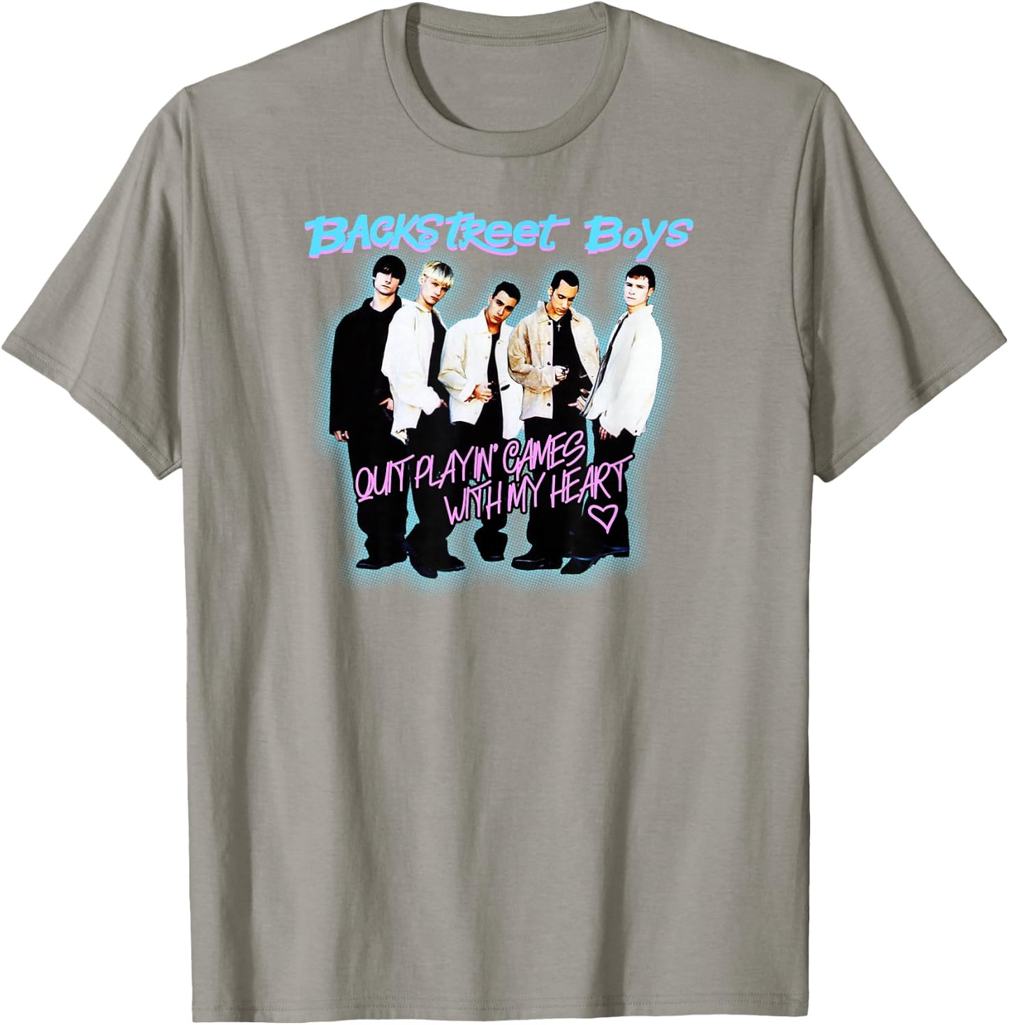 Backstreet Boys – Quit Playing Games Watercolor T-Shirt - T-Shirt | Sand