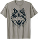Wolf Woman Girl Boy Child Drawing Art Wolf Design , white, S T-Shirt - T-Shirt | Sand