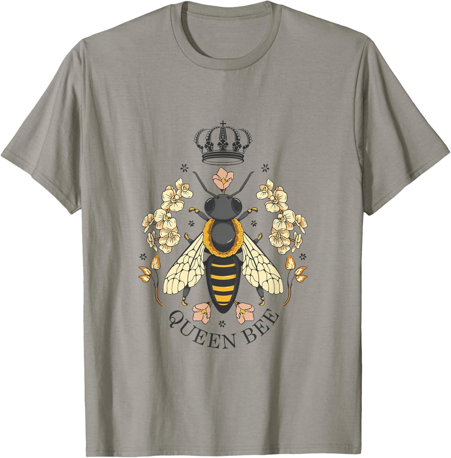 Crown Queen Bee T-Shirt - T-Shirt | Sand