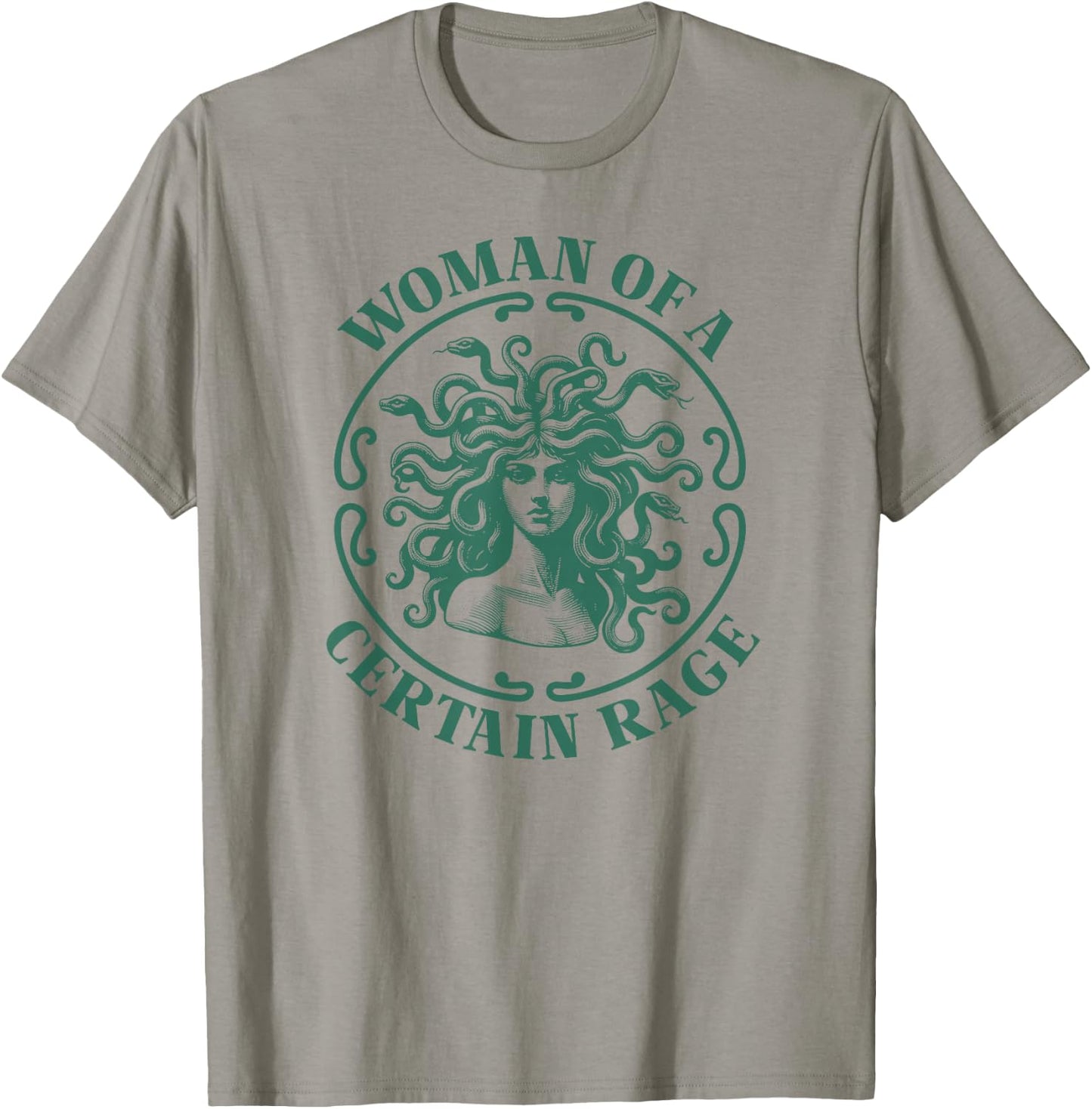 Die Frau Einer gewissen Wut Medusa T-Shirt - T-Shirt | Sand