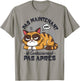 Cat Funny Laziness Fatigue Pas Now Cat , white, S T-Shirt - T-Shirt | Sand