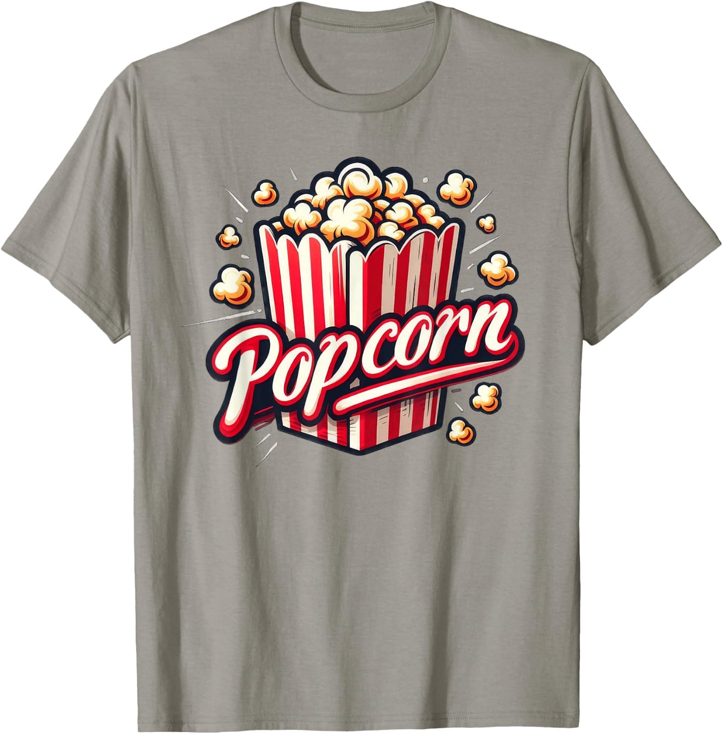 Popcorn Kostüm Kinder , White T-Shirt - T-Shirt | Sand