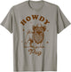 Pug Mom Pug Lover Vintage Country Western Life Howdy Pug T-Shirt - T-Shirt | Sand