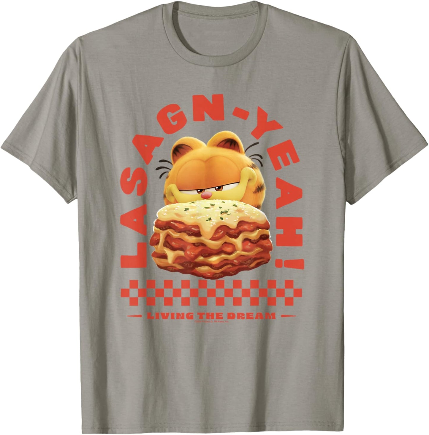 Garfield Lasagn-yeah , Blue, S T-Shirt - T-Shirt | Sand