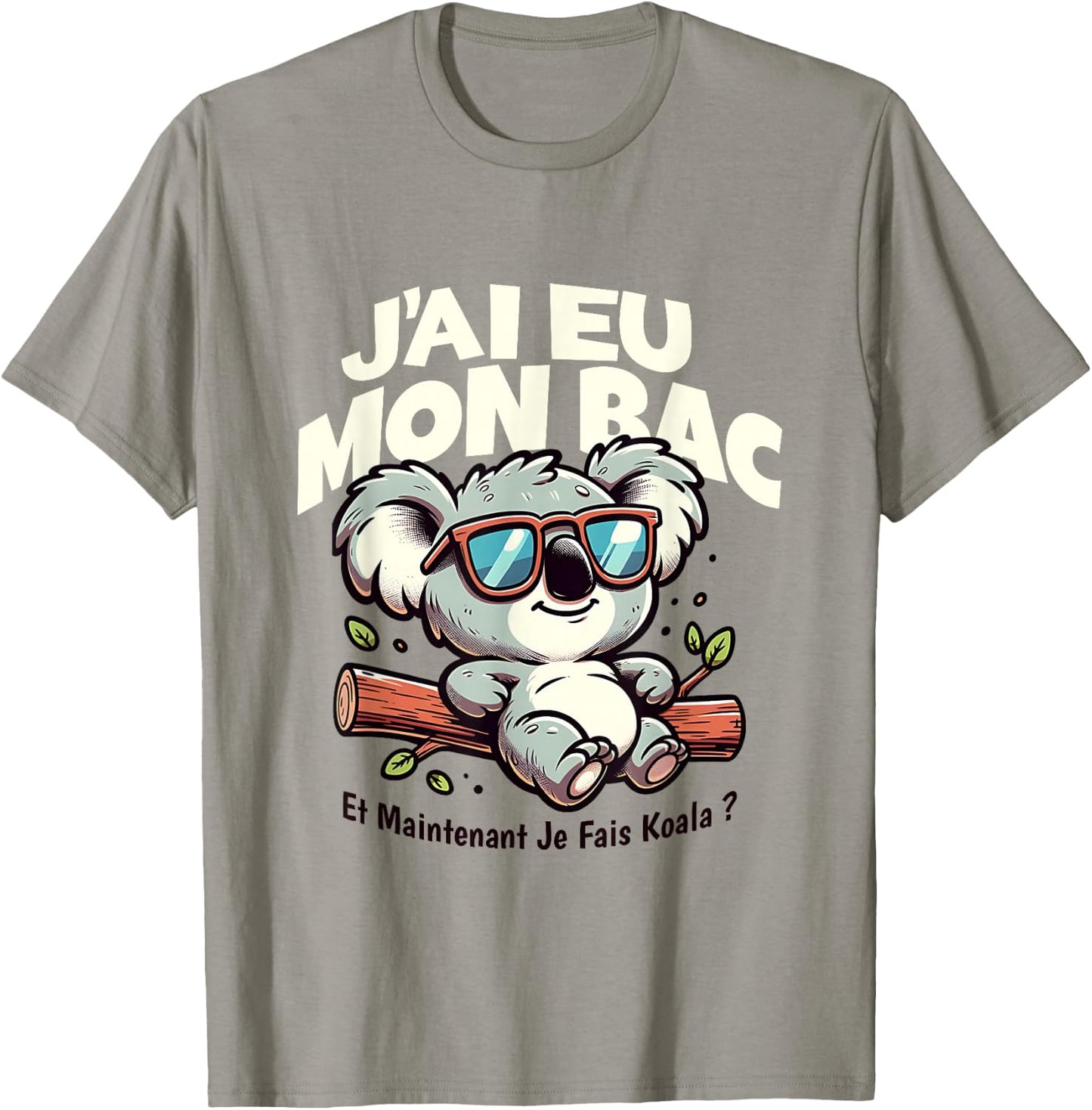 BAC 2025 Bachelor Congratulations Koala Humor Success Exam T-Shirt - T-Shirt | Sand