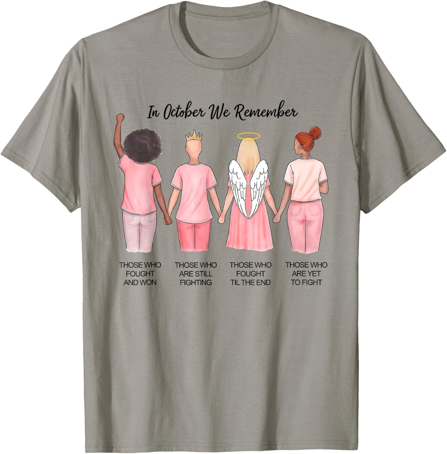In October We Remember Those Who Fought And Won Women Girls T-Shirt - T-Shirt | Sand