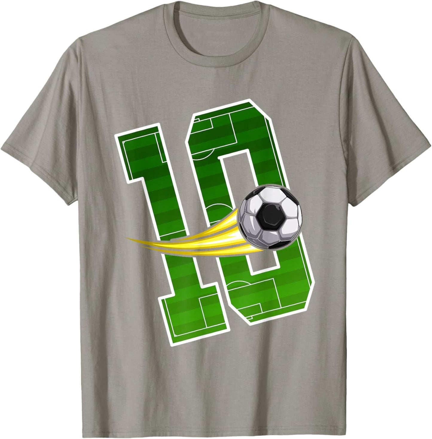 Soccer 10nd Birthday - I'm 10 - Children's Birthday T-Shirt - T-Shirt | Sand