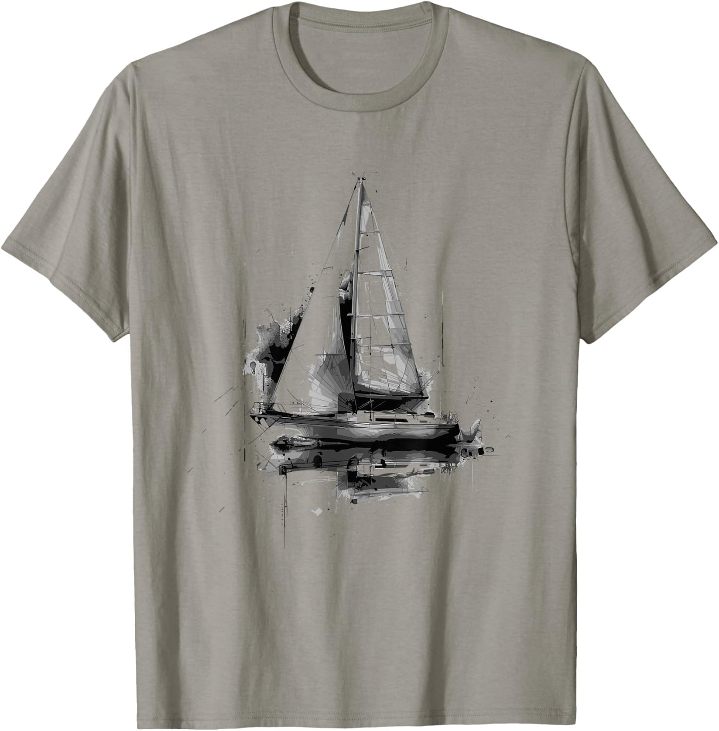 Sailboat Sailing Sailing Race T-Shirt - T-Shirt | Sand