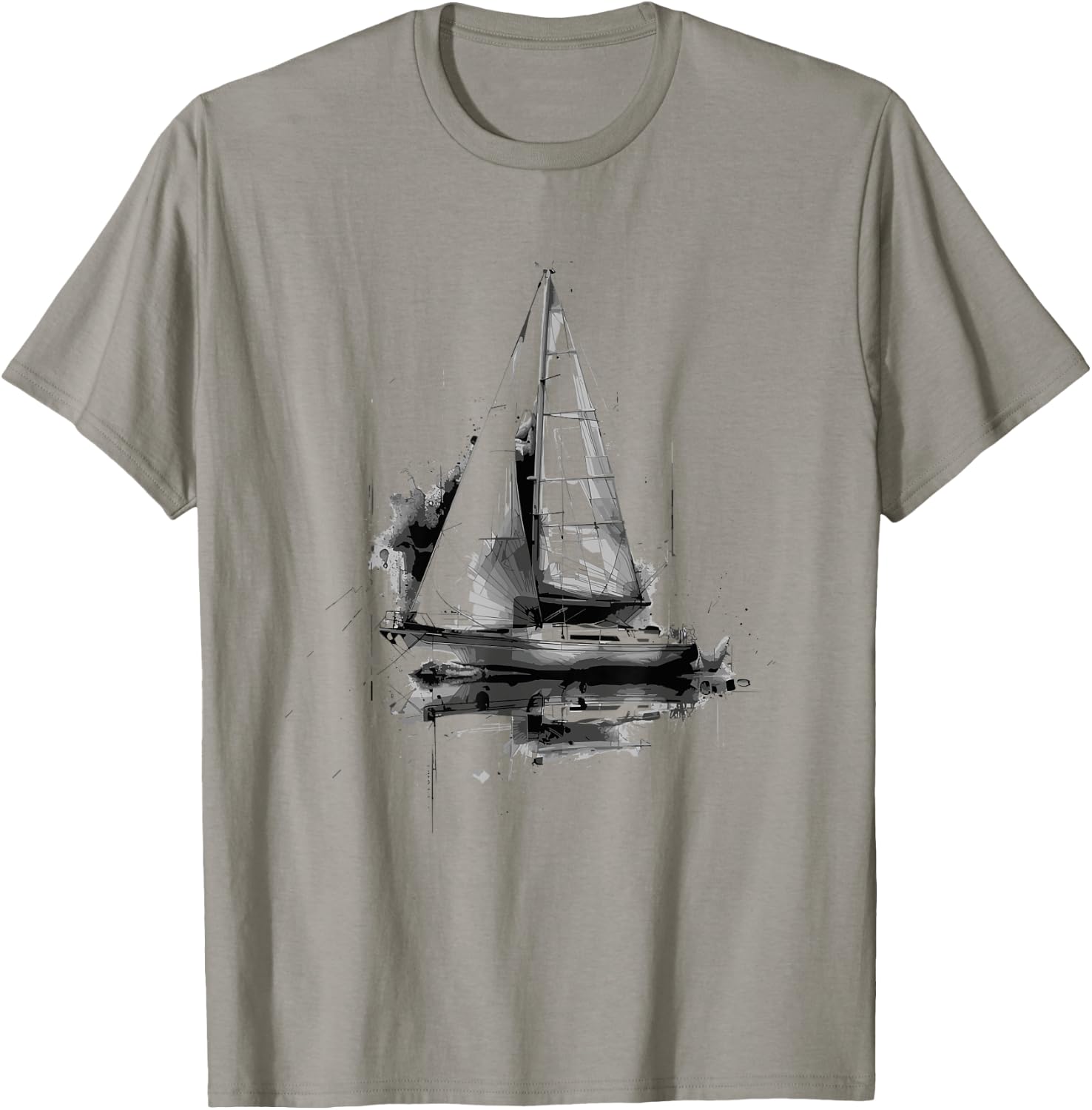 Sailboat Sailing Sailing Race T-Shirt - T-Shirt | Sand