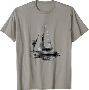Sailboat Sailing Sailing Race T-Shirt - T-Shirt | Sand