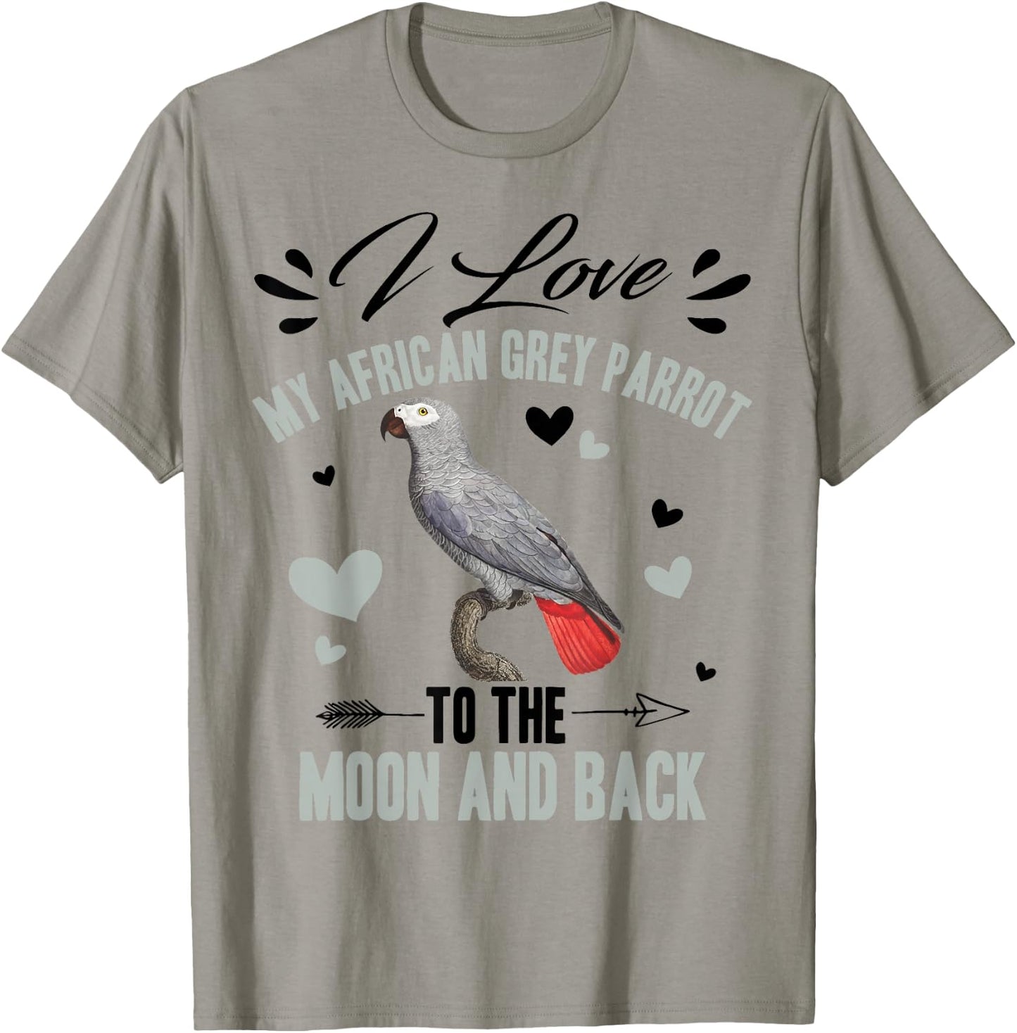 Parrot Cage Accessories African Grey Parrot Food T-Shirt - T-Shirt | Sand