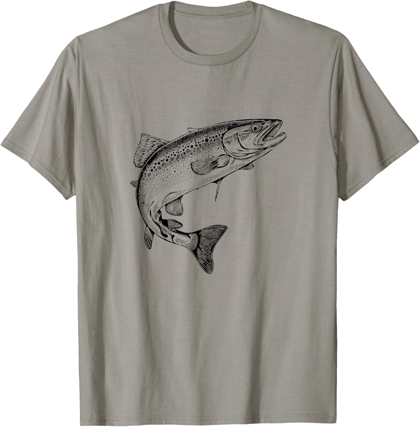 Angler Handyhülle Fischer t shirt, Forelle Regenbogenforelle T-Shirt - T-Shirt | Sand