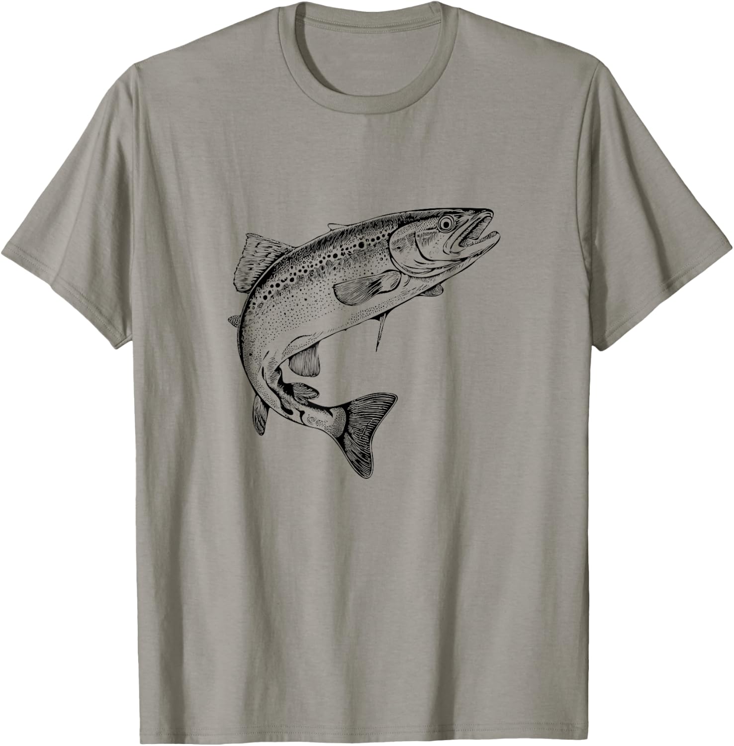 Angler Handyhülle Fischer t shirt, Forelle Regenbogenforelle T-Shirt - T-Shirt | Sand