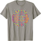 Bohemian Fractal Geometry Yogi Spiritual Mandala T-Shirt - T-Shirt | Sand