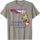 Florida American By Birth Floridian By Grace of God T-Shirt - T-Shirt | Sand