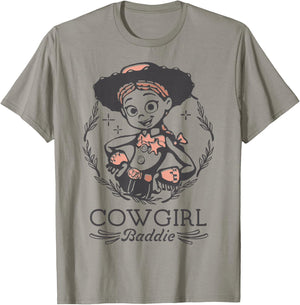Disney Pixar Toy Story 5 Cowgirl Baddie Jessie Vintage T-Shirt - T-Shirt | Sand