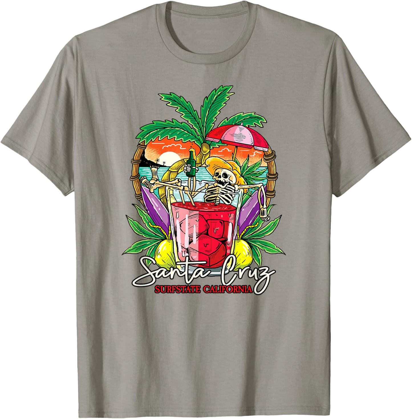Santa Cruz CA Kalifornien Surfer I Santa Cruz Kalifornien T-Shirt - T-Shirt | Sand