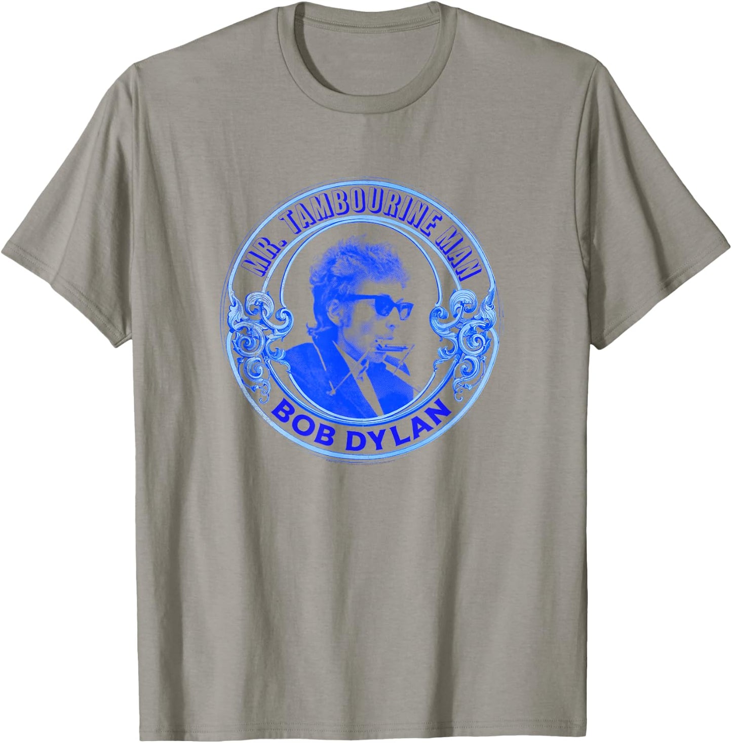 Bob Dylan Mr. Tambourine Man Official , white, S T-Shirt - T-Shirt | Sand