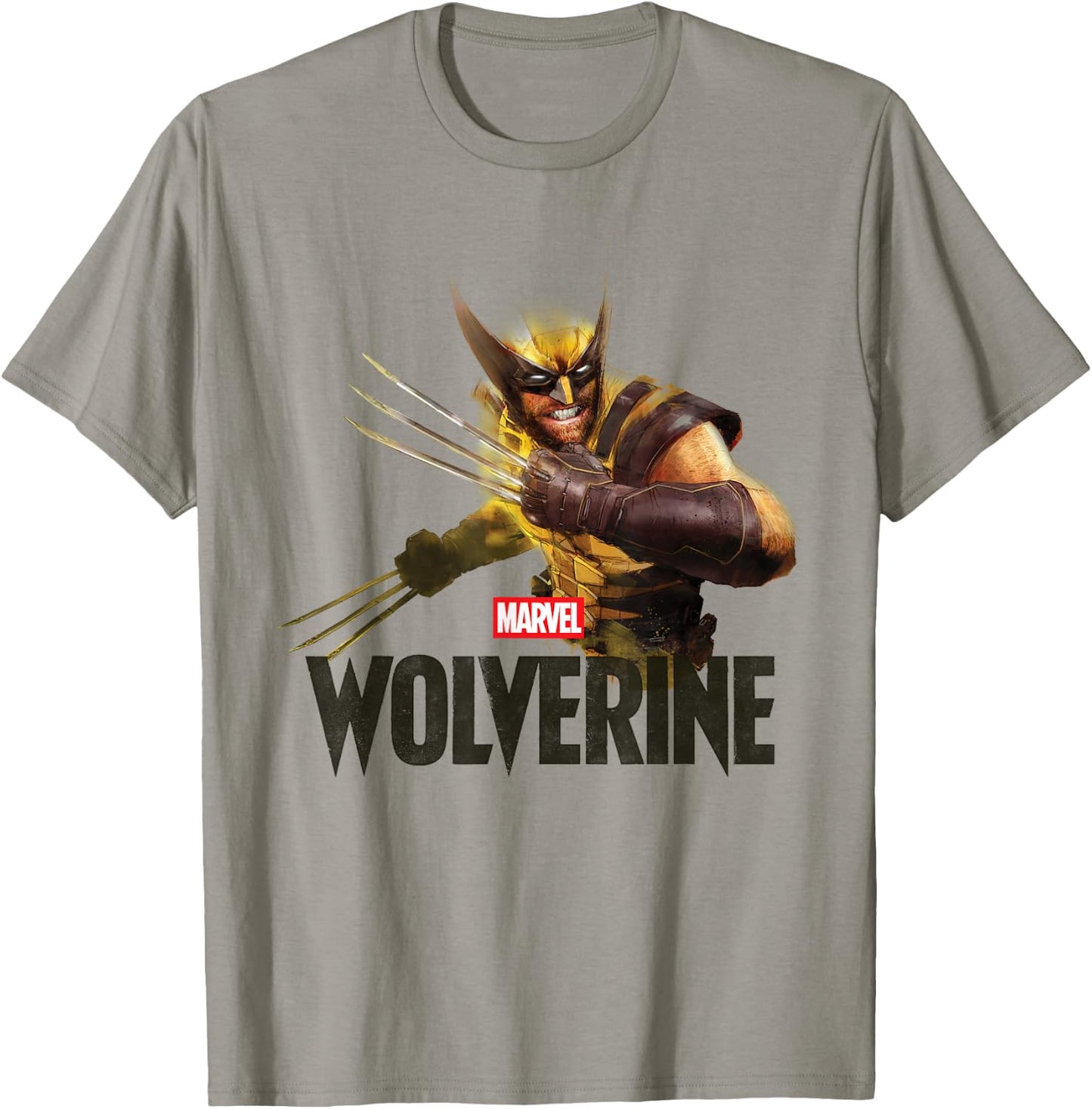 Marvel Wolverine Game Official Key Art 2026 Video Game T-Shirt - T-Shirt | Sand