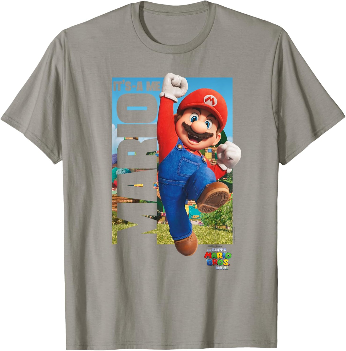 The Super Mario Bros. Movie It's-a Me Mario Poster , White T-Shirt - T-Shirt | Sand